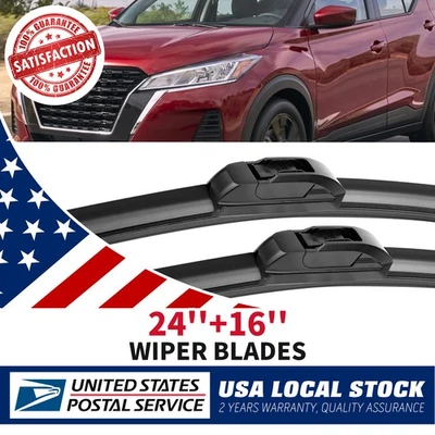 Juego de limpiaparabrisas delantero de 24"+16" OEM para Hyundai Tucson 2005-2015 Foto 1 de 4