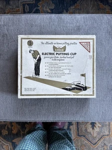 Taza de putting eléctrica Golden Eagle 1969 vintage agujero 19 con caja FUNCIONA PROBADA - Imagen 1 de 18