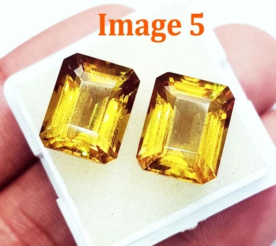 Loose Gemstone 5 Color Changing Alexandrite 8 To 10 Ct Matched Pair Certified - Image 1 of 4