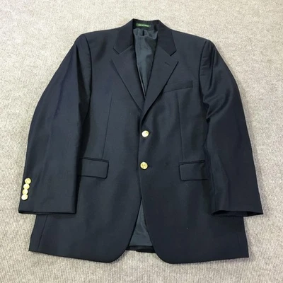 Blazer Lauren Ralph Lauren Para Hombres 38R Azul Marino Lana Dorado Botón Abrigo Deportivo Canadá Foto 1 de 4
