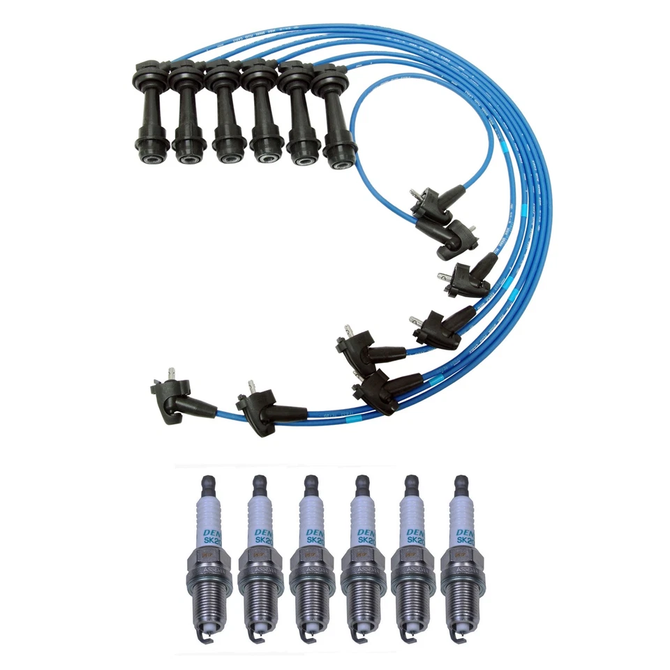 Juego de 6 bujías de iridio denso NGK de 5 mm para Lexus SC300 3,0 L6 tracción trasera cupé Foto 1 de 1