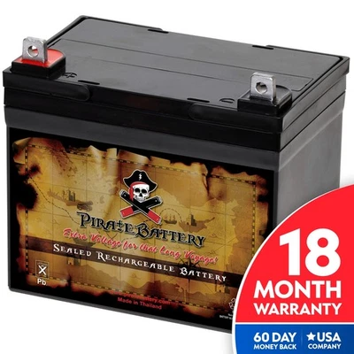 Batería para cortacésped 12V 35AH SLA U1 (9) para Turfmaster 12/36, 12/39 Foto 1 de 4