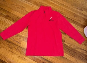 Champion University of Cincinnati Bearcats 1/4 Zip Wmns Crewneck Sweatshirt Gr. L - Bild 1 von 5