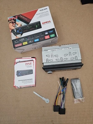 Pyle PLML50FB Stereo Power Amplifier - AM/FM/MP3/USB/AUX Stereo Receiver - Image 1 of 4