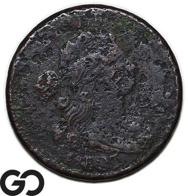 Centavo grande 1803, busto drapeado, oferta al por mayor en muy buen estado: 385, fecha temprana rara de cobre Foto 1 de 3