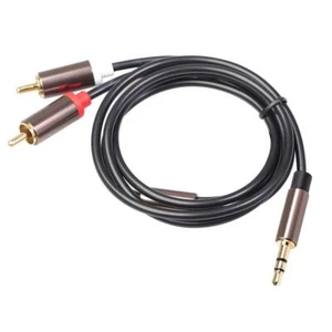 3.5mm Jack to 2 RCA AUX Audio Cable 1/8 Male to 2RCA Male Splitter (1m) - Bild 1 von 11