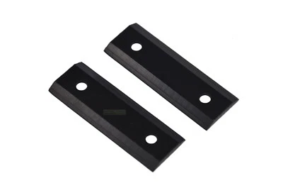 2X Wendemesser für SCHEPPACH BIOSTAR 1500 1800 2000 GWS 200 & 250 Gartenhäcksler - Bild 1 von 2