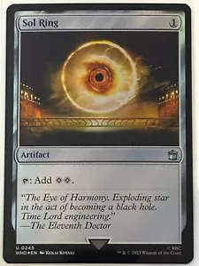 Sol Ring, Doctor Who, MTG, Magic the Gathering, Foil, NM - Bild 1 von 2