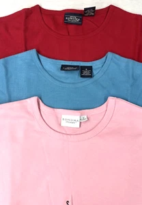 T-shirt donna Sonoma manica corta girocollo taglia small nuova - a scelta - Foto 1 di 4