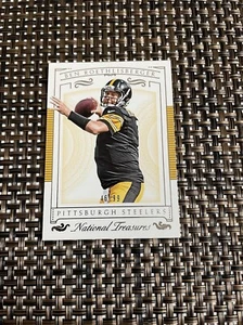 2015 PANINI NATIONAL TREASURES #33 BEN ROETHLISBERGER SP 46/99 STEELERS - Picture 1 of 3