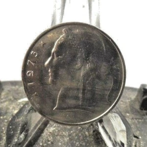 CIRCULATED 1973 5 FRANC BELGIUM COIN (20318)1.....FREE DOMESTIC SHIPPING!!!!! - Picture 1 of 3