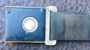 1966-1977 VINTAGE FORD BRONCO, CUSTOM, GALAXIE DELUXE FRONT SEAT BELT BUCKLE - Picture 1 of 5