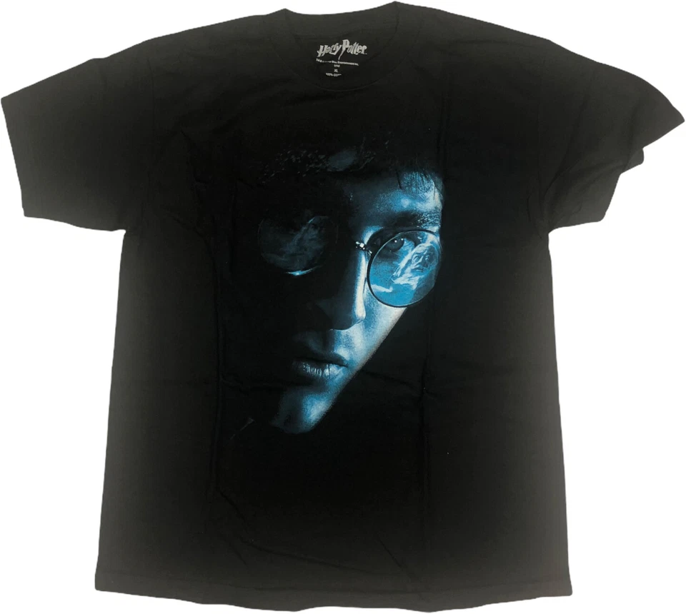 Harry Potter Boys T-Shirt XL 18/20 Black 100 Cotton - Image 1 of 1