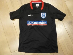 Umbro England Black Nationwide Sponsored Training Jersey (Youth Size Medium) - Picture 1 of 5