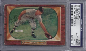 George Kell Signed 1955 Bowman - PSA DNA - Picture 1 of 1