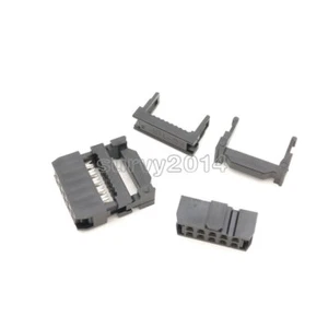 10PCS IDC 10 PIN Female Header FC-10 2.54 mm pitch Socket Connector - Picture 1 of 4