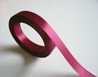 5mm Burgundy Double faced satin ribbon x 3 mtrs