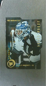 1997-98 Donruss Gold Press Proof #92 Kelly Hrudey Sharks - Picture 1 of 2