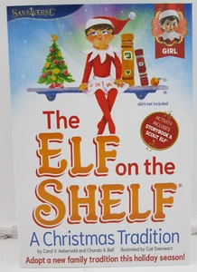 The Elf on the Shelf A Christmas Tradition Blue Eyed Light Skin Girl I1 - Picture 1 of 7