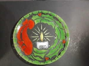 Silva Art Glass Christmas plate 1978 - Picture 1 of 6