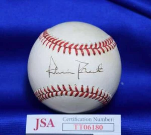 Robin Roberts JSA Cert Autograph National League ONL Signed BasebaLL - Picture 1 of 2
