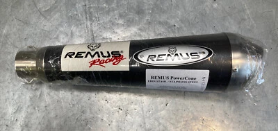 NEW! REMUS Titanium PowerCone Left Muffler 54mm Inlet BMW Triumph KTM Yamaha Etc - Image 1 of 4