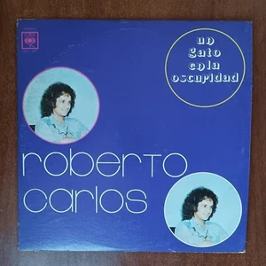 Roberto Carlos ‎– Un Gato En La Oscuridad [1972] Vinyl LP Ballad MPB CBS - Picture 1 of 4
