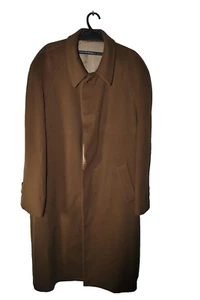 LORO PIANA URBIS WOOL COAT BROWN COLOR SIZE 5XL ITALY MADE - Picture 1 of 24
