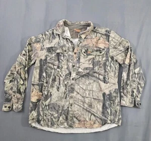 🔥Mossy Oak Game Winner Button Up Camo Camouflage Shirt XL🔥 - Picture 1 of 8