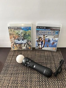 PlayStation 3 Move Motion Controller No Camera Sports Champs&The Shoot Complete - Picture 1 of 6