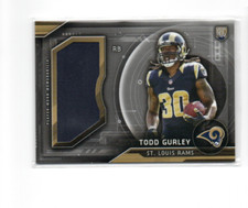 2015 Topps Rookie Jumbo Relic Todd Gurley II Todd Gurley #RJR-TG Rookie RC Rams