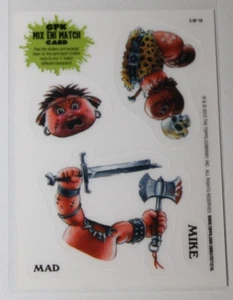 GARBAGE PAIL KIDS 2012 BNS 1 MIX ENI MATCH Karte #2 Mad Mike - Bild 1 von 4