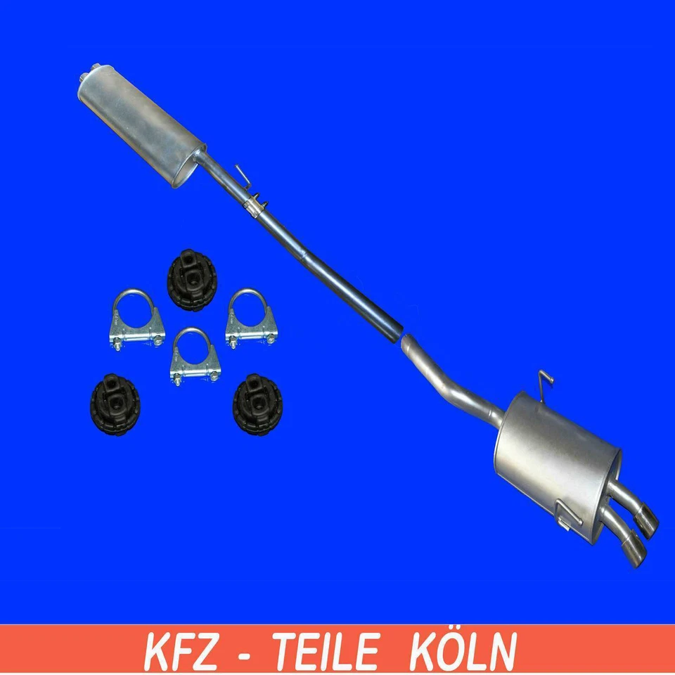 Peugeot 807 - Citroën C8 3.0 V6 SILENCIEUX D'ÉCHAPPEMENT + SILENCIEUX CENTRAL - Photo 1/1