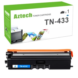 1 Pack Toner Compatible with Brother TN433C HL-L8260CDW HL-L8360CDW DCP-L8410CDW - Picture 1 of 12