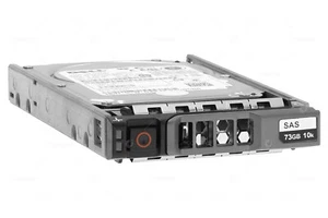 1DCWH DELL HDD 73GB 10K SAS 3G 2.5" SFF HOT-SWAP - Picture 1 of 8