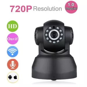 Sricam 720P HD IP Camera Black Wireless WiFi Security Indoor Night Vision AU - Picture 1 of 12
