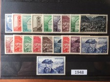 Andorre Annee Complete 1948 MNH ** Superbe