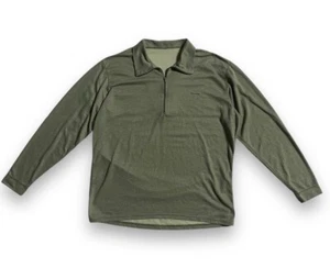 Patagonia Capilene 1/4 Zip Pullover Sweater Shirt Sz M Dark Green Style 44440 - Foto 1 di 7