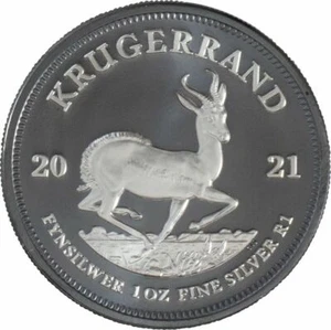 1 UNZE 999 SILBER - AFRIKA KRÜGERRAND / SPRINGBOCK - SILBERMÜNZE -SILBERBARREN - Bild 1 von 3