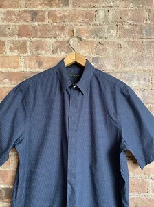Rag & Bone Mens SS Shirt, Size Medium Blue, 100% Cotton Portugal Technical Piece - Picture 1 of 10