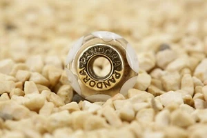 PANDORA CHARM Gold 585 Murano Glas Pandora Ale Charm 585 original 14 Karat - Bild 1 von 8