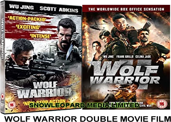 WOLF WARRIOR DOUBLE MOVIE FILM COLLECTION PART 1st & 2nd One and Two DVD New UK - Image 1 of 1