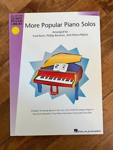 More Popular Piano Solos, Level 2, Hal Leonard Student Piano Lib, beginner piano - Picture 1 of 5