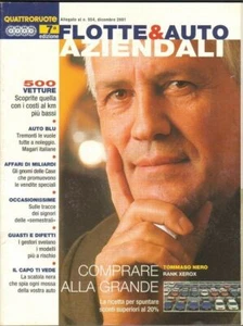 QUATTRORUOTE FLOTTE E AUTO AZIENDALI Anno 2001 allegato al n. 554 Dicembre - Picture 1 of 1