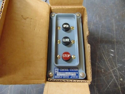 NEW Square D 9001 RK-2C 204453 Open Close Stop - Image 1 of 3