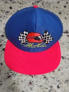 Jeff Gordon Race Snapback Hat Nascar Rare Stitched Helmet 24 On Back Vintage - Picture 1 of 8
