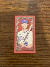 2023 Topps Allen & Ginter X New York Mets Brandon Nimmo #132 Red Parallel /5