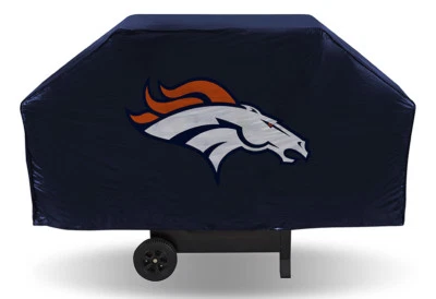 NFL Denver Broncos Económica Barbacoa Barbacoa Parrilla Cubierta Foto 1 de 3
