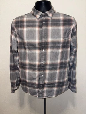 Apt. 9 Camisa informal de franela manga larga con botones para hombre ajuste medio desabrochado Foto 1 de 4