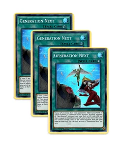 YuGiOh! Generation Next LED6-EN014 (SR) 1st Ed 3x "HERO Support" - Bild 1 von 1